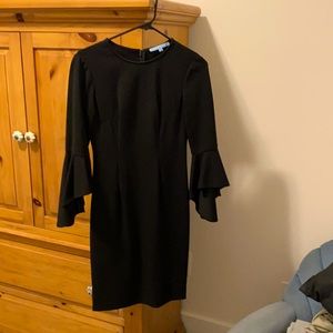 Antonio Melani black bell sleeve dress size 0
